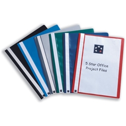 5 Star A4 Project File Black [Pack 5]